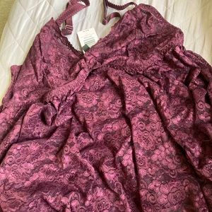 Red wine torrid babydoll size 1